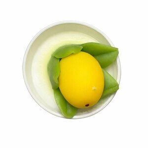 NWOT - Lemon Scented Candle (burn time ~2 hours)